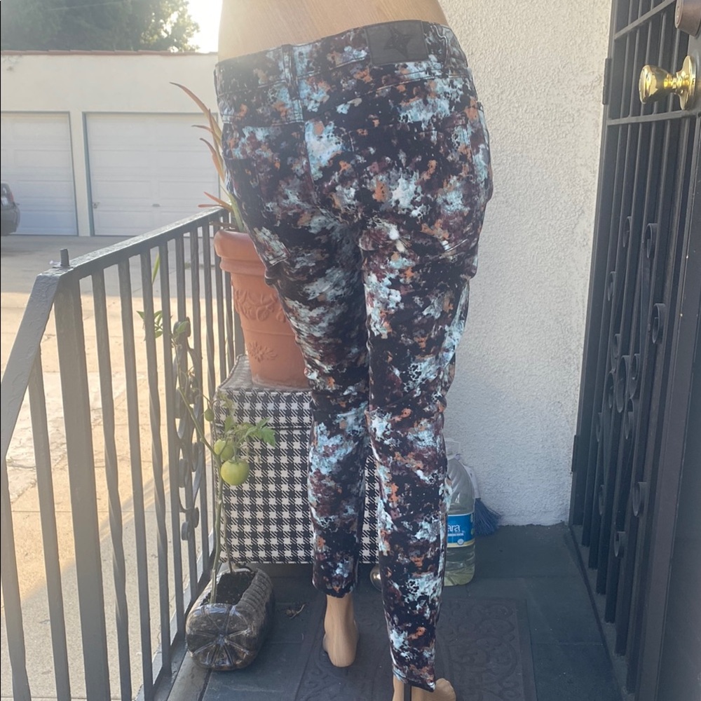 Bcbgeneration Brulee Splatter Patterned Skinny Pa… - image 6